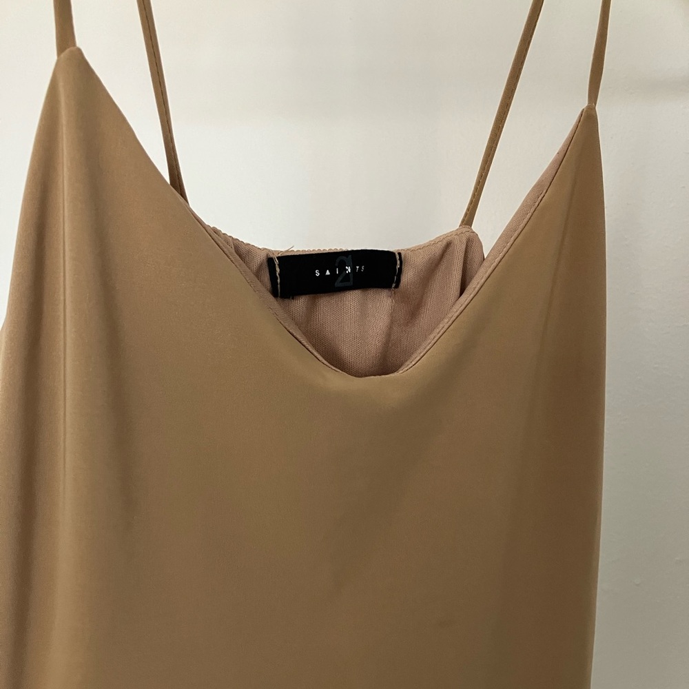 Tan Dress